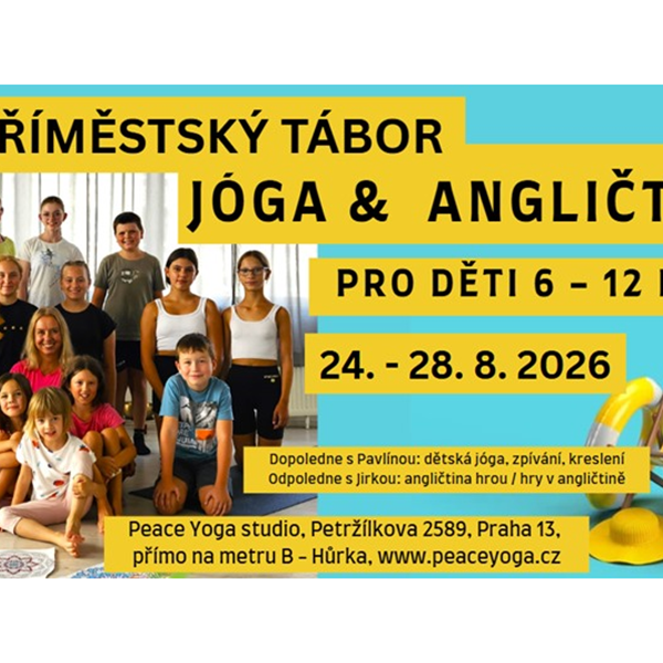 Příměstský tábor pro děti JÓGA & ANGLIČTINA