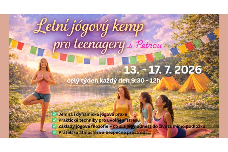 LETNÍ JÓGA KEMP PRO TEENAGERY
