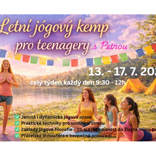 LETNÍ JÓGA KEMP PRO TEENAGERY